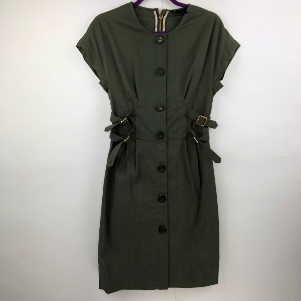 Marc by Marc Jacobs Womens Olive Dress Sz 8